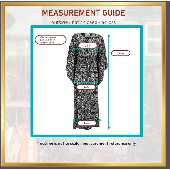 La DoubleJ Silk Kimono Caftan Dress Made In Italy With Mantero Dress - Picture 5 of 15